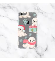 Iphone 6/6S Tasarım Kılıfları (103 Tasarım) (Ekru-Kırmızı)