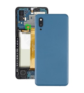 Samsung A02 Uyumlu Arka Pil Batarya Kapağı SM-A022F (Mavi)