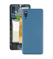 Samsung A02 Uyumlu Arka Pil Batarya Kapağı SM-A022F (Mavi)