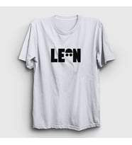 Presmono Unisex Sarı Cap Film Leon T-Shirt 246612tt (Beyaz)