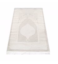 Hediyelik  Osmanlı Tafta Seccade ve Tesbih 1 Adet (Pembe)
