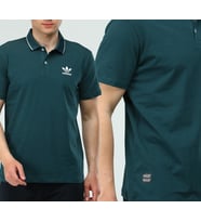 Adidas EF-3965 Erkek Pamuk Cotton Polo Yaka T-Shirt (Petrol)