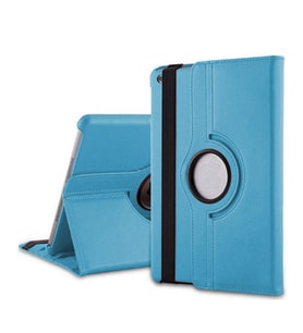 Microsonic iPad Pro 9.7 2017 Kılıf 360 Dönerli Stand Deri (Mavi)