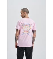 Smart Devil Erkek Baskı T-Shirt (Pembe)