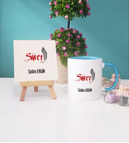 Savcı Kupa Bardak Dekoratif Taş Baskı Hediyeleri (Model 2)