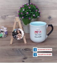 Drama Öğretmeni Kupa Bardak Beyaz ve Fotoğraflı Ahşap Anahtarlık Hediye Öğretmenler Günü Hediyesi (Model 10)