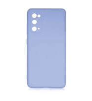 Samsung Galaxy S20 FE Kılıf Özel Orijinal Lansman Serisi, İçi Kadife, Pürüzsüz Yumuşak ve Mat TPU Silikon (Lila)