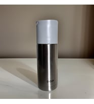 Stainless Steel Bardaklı Tutacaklı Taşınabilir  350 Ml Günlük , Şık, Modern , Hediyelik Termos . (Gümüş)