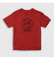 Presmono Unisex Çocuk Beyaz Logo The Neighbourhood T-Shirt 175860tt (Kırmızı)