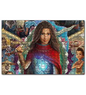 Cakapuzzle Raya and the Last Film Afişi  Puzzle Yapboz MDF (Ahşap) (500 Parça)
