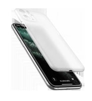 Uyumlu Model Apple iPhone 11 Pro Max Kılıf A+ Ultra İnce Sert Kapak (Beyaz)