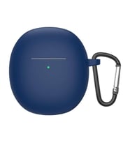 Microsonic Vivo TWS Air Mat Silikon Kılıf Siyah (Lacivert)