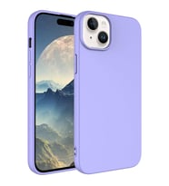 Vendas iPhone 15 Uyumlu Lansman Serisi Içi Kadife Ipek Dokulu Lansman Kılıf (Lila)
