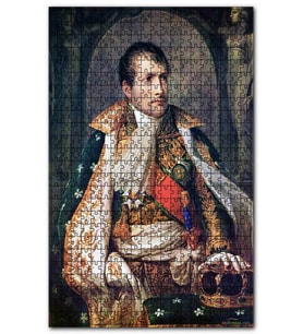Cakapuzzle Napoleon Bonaparte Tahtta Tacı Puzzle Yapboz MDF (Ahşap) (500 Parça)