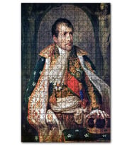 Cakapuzzle Napoleon Bonaparte Tahtta Tacı Puzzle Yapboz MDF (Ahşap) (500 Parça)