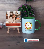 Diyetisyen Fotoğraflı Dekoratif Taş, Kupa Bardak Beyaz Hediye (Model 14)