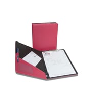 Kapaklı Sekreterlik A4 100 Yaprak Kapasiteli Rainbow Clip Board Vegan 24x32 cm (Fuşya)