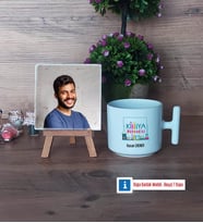 Kimya Mühendisi Fotoğraflı Dekoratif Taş, Kupa Bardak Beyaz Hediye (Model 12)