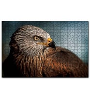 Cakapuzzle Kahverengi Doğan Kuşu  Puzzle Yapboz MDF (Ahşap) (1000 Parça)