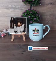 Endüstri Mühendisi Fotoğraflı Dekoratif Taş, Kupa Bardak Beyaz Hediye (Model 5)