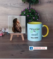 Mekatronik Mühendisi Fotoğraflı Dekoratif Taş, Kupa Bardak Beyaz Hediye (Model 7)