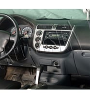 Meriç® Honda Civic Ön Torpido Kaplama Maun 10 Parça 2001-2006 (Alüminyum)
