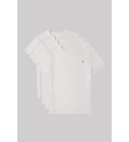 Unisex Bisiklet Yaka Standart %100 Pamuk Erkek Basic T-Shirt 4'li paket (Beyaz)