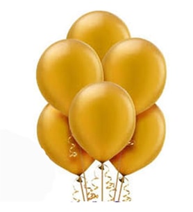 Sürpriz Uçan Balon 50 Adet (Gold)