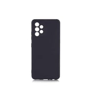 Samsung Galaxy A32 4G Kılıf Kamera Korumalı Silikon Rubber Arka Kapak (Siyah)