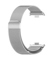 Microsonic Xiaomi Redmi Watch 4 Milanese Loop Kordon Siyah (Gümüş)