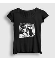 Presmono Kadın Beyaz Goo Sonic Youth T-Shirt 452689tt (Siyah)