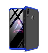 Microsonic Huawei Honor 10 Lite Kılıf Double Dip 360 Protective (Mavi)