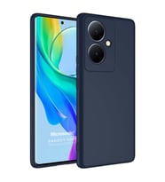 Microsonic Vivo V29 Lite 5G Kılıf Groovy Soft Siyah (Lacivert)