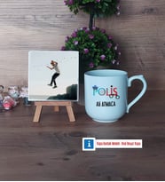 Polis Fotoğraflı Dekoratif Taş, Kupa Bardak Beyaz Hediye (Model 5)