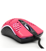 Rush RM02 RGB Aydınlatmalı 1600 DPI 6 Farklı Renkli Gaming Mouse (Kırmızı)