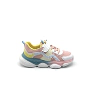 Pepino 1651 Unisex Çocuk Spor Ayakkabı (Beyaz-Pudra)