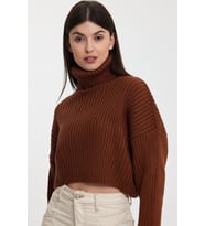 ALEXANDERGARDI KOLLARI KATLAMALI BALIKÇI YAKA KAZAK(A92242-S) (Taba)