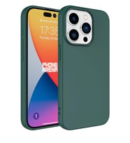 Apple iPhone 15 Pro Max Kılıf LSR Lansman Kılıf (Koyu Yeşil)