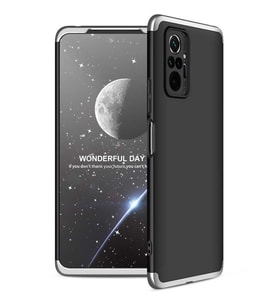 Redmi Note 10 Pro Uyumlu Kılıf Zore Kamera Korumalı 360 Tam Koruma Ays (Gri)
