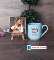 Zabıt Katibi Fotoğraflı Dekoratif Taş, Kupa Bardak Beyaz Hediye (Model 5)