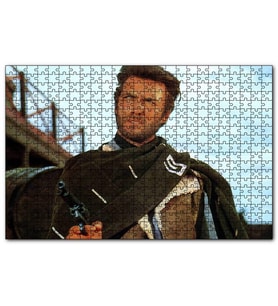 Cakapuzzle Bir Avuç Dolar İçin Clint Eastwood  Puzzle Yapboz MDF (Ahşap) (1000 Parça)