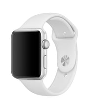 Microsonic Apple Watch Series 2 38mm Silikon Kordon (Beyaz)
