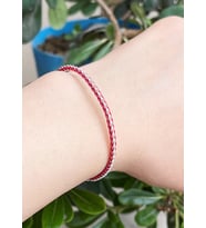 Gümüş Kazaziye Oksitli Örgü Bileklik : Kırmızı - 17 cm : Oksitli - 18 cm : Kırmızı - 21 cm : Gümüş - 20 cm : Siyah - Beyaz - 17 cm : Siyah - Beyaz - 21 cm (Kırmızı)