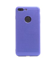İphone 8 Plus / 7 Plus Kılıf Felix Delikli Tasarım Silikon Kılıf (Lacivert)