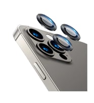 Uyumlu Model Apple iPhone 12 Pro Max Kamera Lens Koruyucu Çerçeveli Koruyucu CL-02 (Gri)