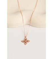 Elika Silver Kadın 925 Ayar Gümüş Minimal Kolye (Rose)