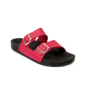 Ceyo Bahama-11 Bantlı Anatomik Taban Kadın Terlik Unisex  (Fuşya)