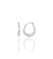 Söğütlü Silver Gümüş burgu şarnel küpe (Gümüş)