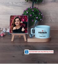 Paramedik Fotoğraflı Dekoratif Taş, Kupa Bardak Beyaz Hediye (Model 8)