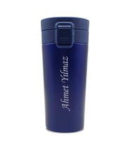 İsme Özel Premium Çelik Termos 350 ML M2 (Lacivert)